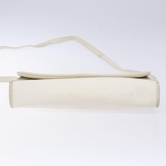 GUCCI Micro GG Supreme Shoulder Bag PVC White Gold - Picture 9 of 15